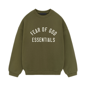 Fear of God Essentials Fleece Crewneck 'Military'