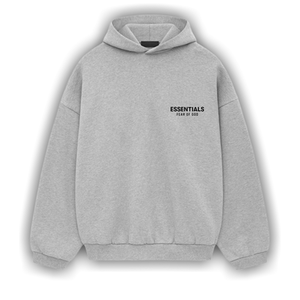 Fear of God Essentials Fleece Hoodie II 'Light Heather Grey'