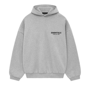 Fear of God Essentials Fleece Hoodie II 'Light Heather Grey'