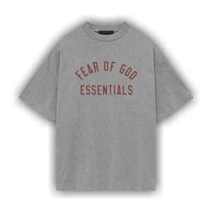 Fear of God Essentials Jersey Crewneck Tee 'Dark Heather'