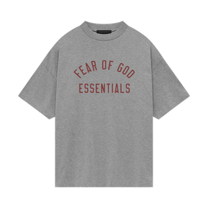 Fear of God Essentials Jersey Crewneck Tee 'Dark Heather'