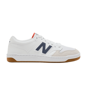 New Balance 480 'White Dark Arctic Grey Gulf Red'