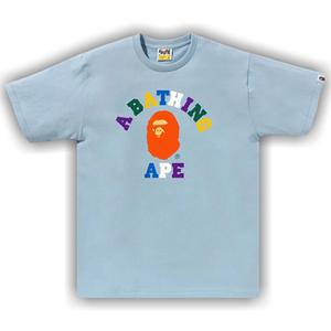 BAPE Colors College Tee 'Sax'