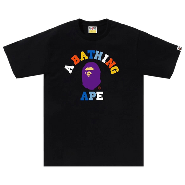 BAPE Colors College Tee 'Black'