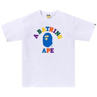 BAPE Colors College Tee 'White'