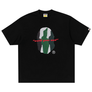 BAPE Shark Seijin Ape Head Relaxed Fit Tee 'Black'