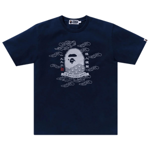 BAPE A Bathing Ape 31st Anniv. Ape Head Tee 'Indigo'