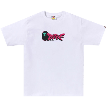 BAPE 3D Art Bape Logo Tee 'White'