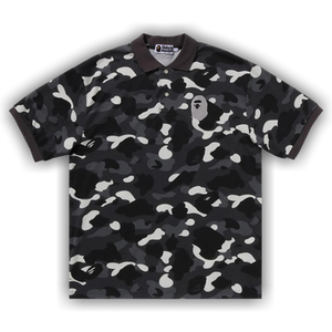 BAPE City Camo Large Ape Head Polo Relaxed Fit 'Black'