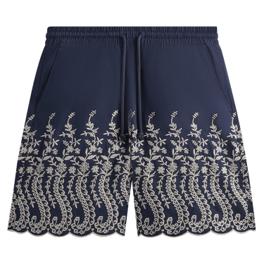 Kith Floral Eyelet Lewis Short 'Gulf'
