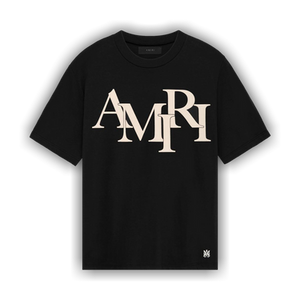 Amiri Staggered Tee 'Black'