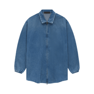 Fear of God Essentials Denim Overshirt 'Medium Wash'