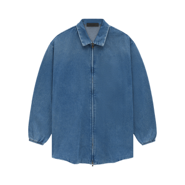 Fear of God Essentials Denim Overshirt 'Medium Wash'
