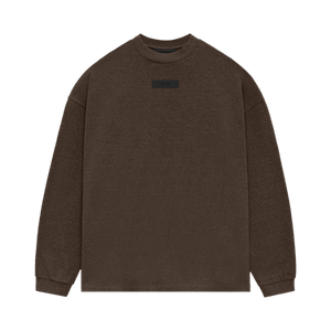 Fear of God Essentials Long-Sleeve Tee 'Heather Wood'