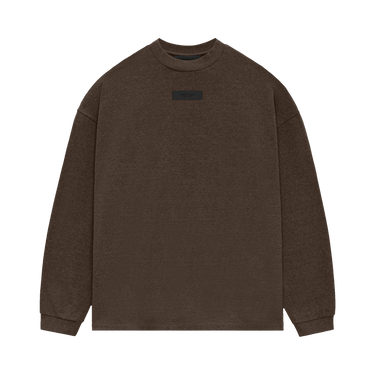 Fear of God Essentials Long-Sleeve Tee 'Heather Wood'