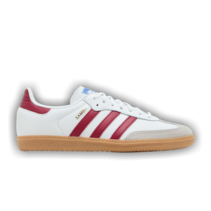 adidas Samba OG J 'White Collegiate Burgundy Gum'
