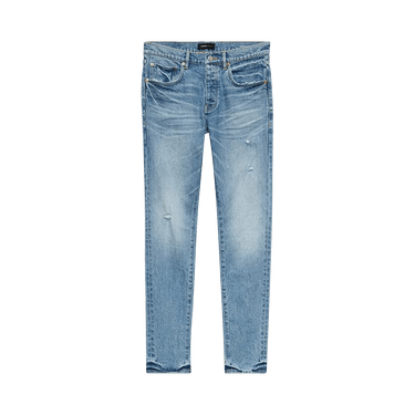 PURPLE BRAND Low Rise Slim Jeans 'Light Indigo Vintage Abrasions'