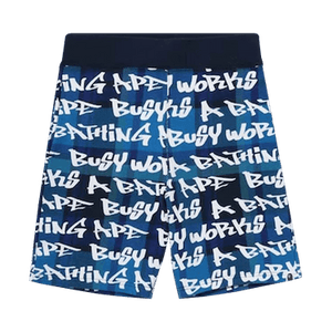 BAPE Graffiti Check Shorts 'Blue'