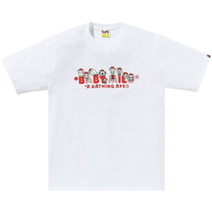 BAPE Christmas Baby Milo Tee 'White'