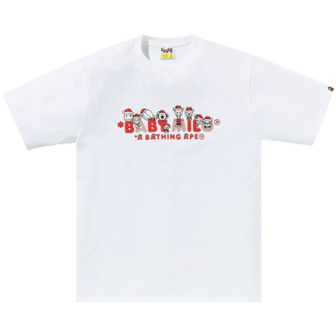 BAPE Christmas Baby Milo Tee 'White'