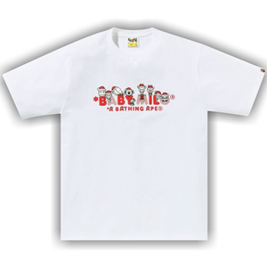 BAPE Christmas Baby Milo Tee 'White'