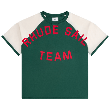 Rhude Oil Corp Raglan Tee 'Vintage Green/Vintage Off White'