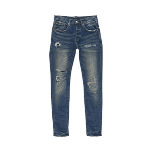 PURPLE BRAND Light Destroy Pants 'Dark Indigo'