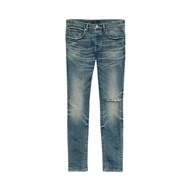 PURPLE BRAND Vintage Knee Blowout Pants 'Mid Indigo'