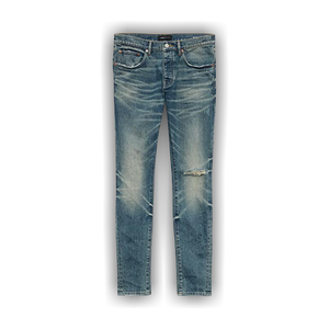 PURPLE BRAND Vintage Knee Blowout Pants 'Mid Indigo'