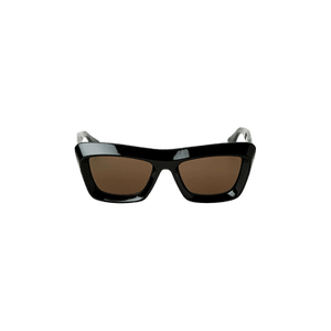 Bottega Veneta Cat Eye Sunglasses 'Black/Brown'