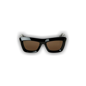 Bottega Veneta Cat Eye Sunglasses 'Black/Brown'
