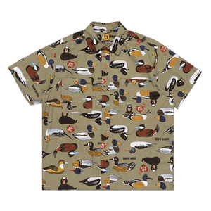 Human Made Duck Short-Sleeve Shirt 'Olive Drab'