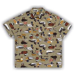 Human Made Duck Short-Sleeve Shirt 'Olive Drab'