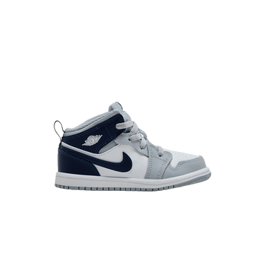 Air Jordan 1 Mid TD 'Wolf Grey Midnight Navy'