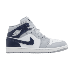 Air Jordan 1 Mid 'Wolf Grey Midnight Navy'