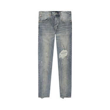 PURPLE BRAND Mid Rise Destroy Paint Jeans 'Blue'