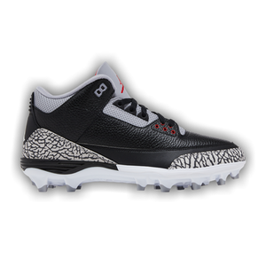 Air Jordan 3 Retro TD Cleat 'Black Cement'