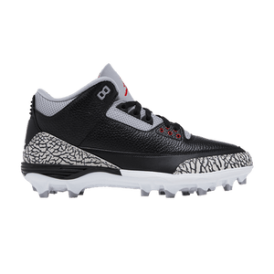 Air Jordan 3 Retro TD Cleat 'Black Cement'