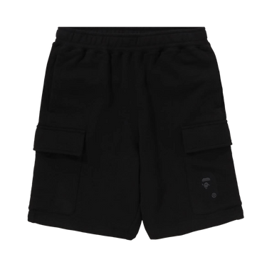 BAPE Ape Head Cargo Sweat Shorts 'Black'