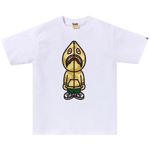 BAPE Color Camo Classic Milo Shark Tee 'White/Yellow'