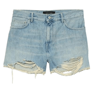 PURPLE BRAND Cut Off Shorts 'Light Indigo'