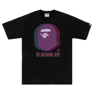 BAPE Glitch Art By Bathing Tee 'Black'