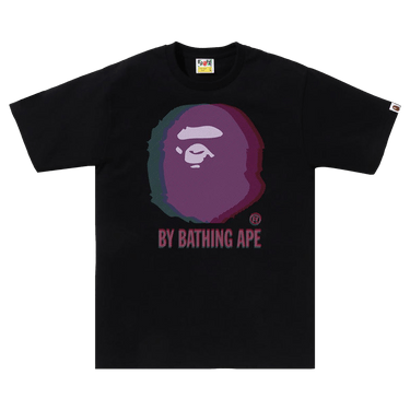 BAPE Glitch Art By Bathing Tee 'Black'