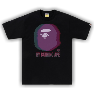 BAPE Glitch Art By Bathing Tee 'Black'