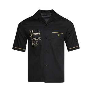 Amiri Resort Club Embroidered Shirt 'Black'