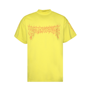 Balenciaga Oversized T-Shirt 'Yellow/Red'