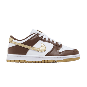 Nike Dunk Low GS 'Cacao Wow Metallic Gold
