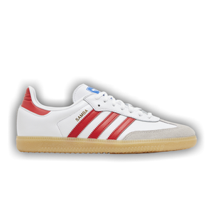 adidas Samba OG J 'White Collegiate Red Gum'