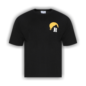 Rhude Moonlight Knit Tee 'Black/Cream/Yellow'