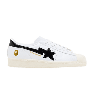 BAPE x adidas Superstar Vintage 'White Black'